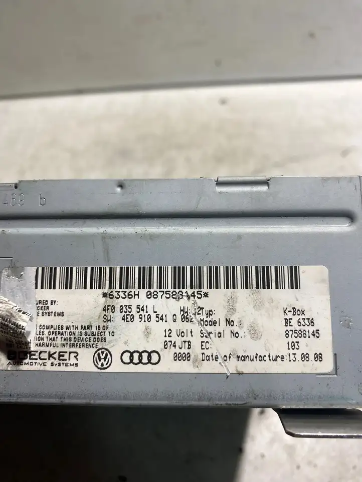 Audi A6 S6 C6 4F (2004 - 2008) 4F0035541L Усилитель звука — фото 5