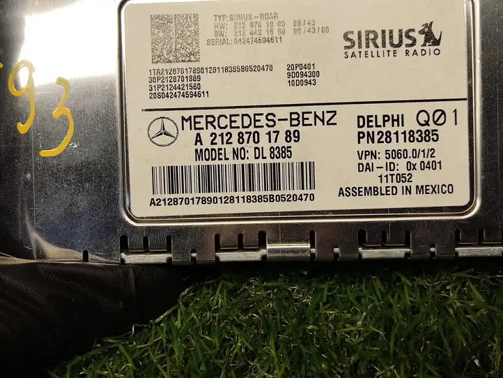 Mercedes-Benz E W212 (2009 - 2016) A2128701789 Усилитель звука — фото 2