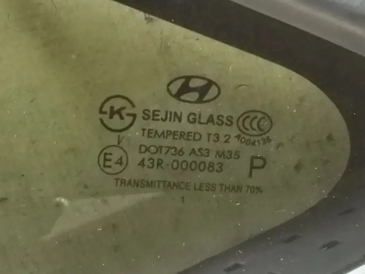 Hyundai ix35 (2009 - 2013) Заднее боковое стекло — фото 2