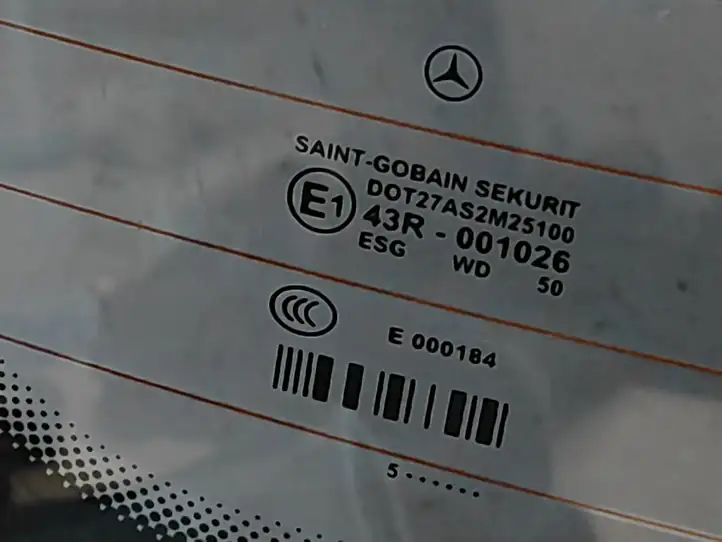 Mercedes-Benz CLS C219 (2003 - 2011) 43R001026 Заднее стекло — фото 4