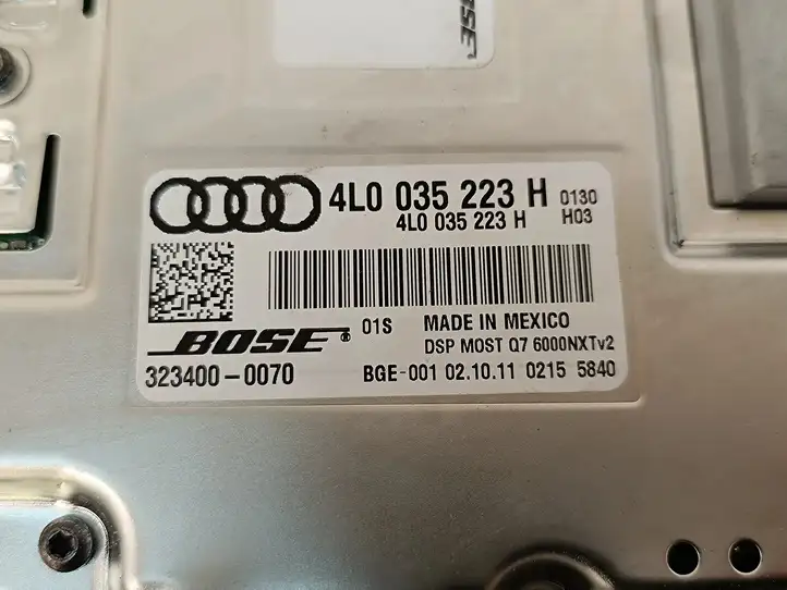 Audi Q7 4L (2009 - 2015) 4L0035223H Усилитель звука — фото 9