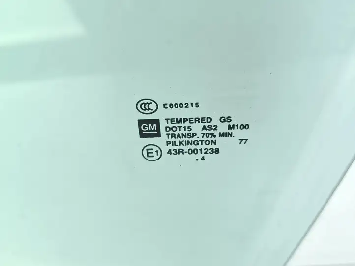 Chevrolet Volt I (2010 - 2015) 43R001238 Стекло передней двери — фото 4