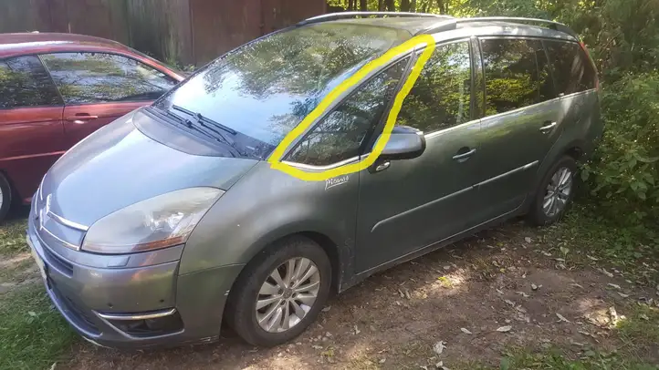 Citroen C4 I Picasso (2006 - 2013) AS2 Треугольное стекло кузова — фото 1