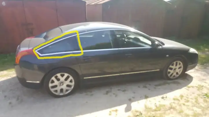 Citroen C6 (2005 - 2012) AS2 Заднее боковое стекло — фото 1