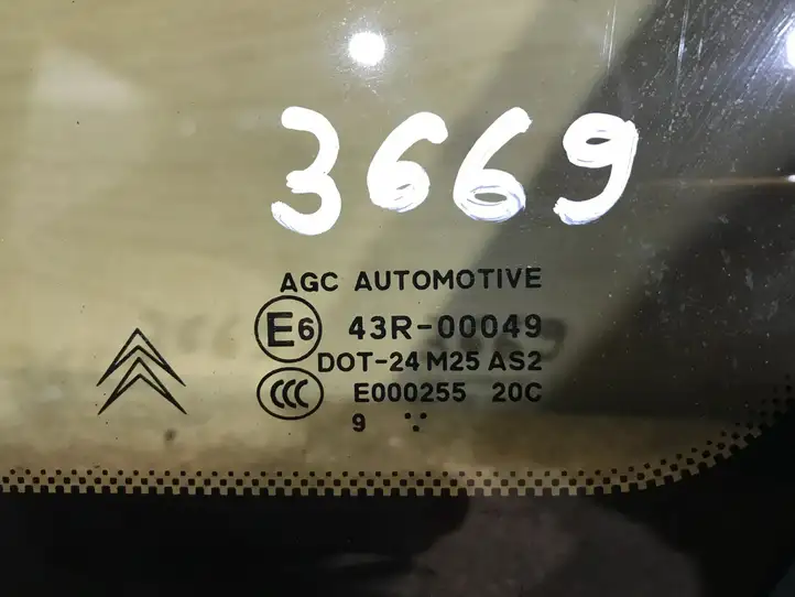 Citroen C5 (2008 - 2017) AS2 Заднее боковое стекло — фото 3