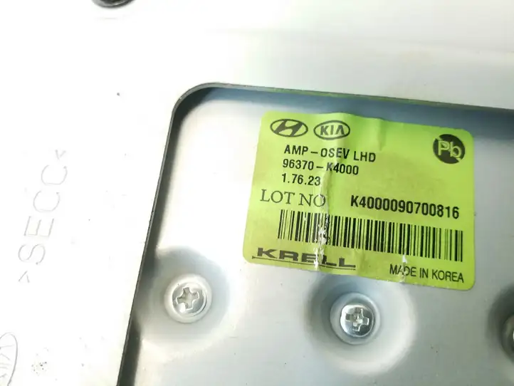 Hyundai Kona I (2017 - 2022) 96370K4000 Усилитель звука — фото 3