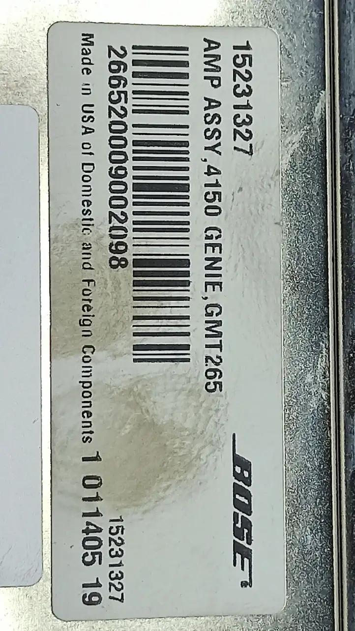Cadillac SRX (2003 - 2006) 15231327 Усилитель звука — фото 8