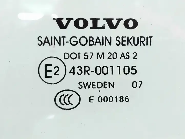 Volvo XC70 (2007 - 2013) 43R001105 Стекло задней двери — фото 2
