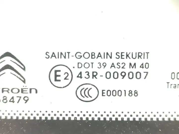 Citroen C4 Grand Picasso (2013 - 2016) 43R009007 Заднее боковое стекло — фото 3
