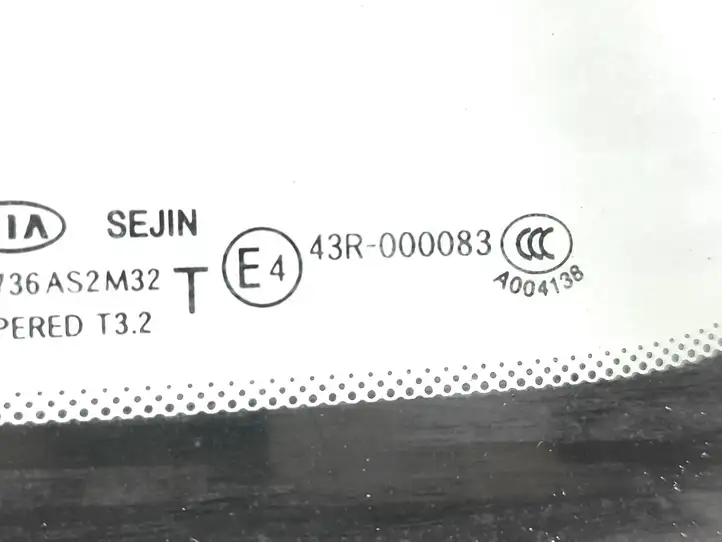 Kia Carens III (2013 - ) 43R000083 Заднее боковое стекло — фото 3