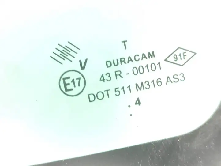 Dacia Duster (2010 - 2017) 43R00101 Заднее боковое стекло — фото 3