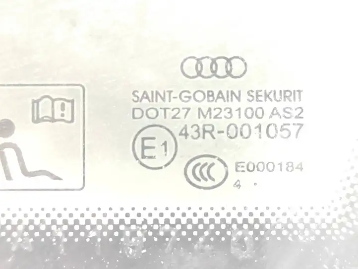 Audi A3/S3 8V (2012 - 2016) 43R001057 Заднее боковое стекло — фото 3