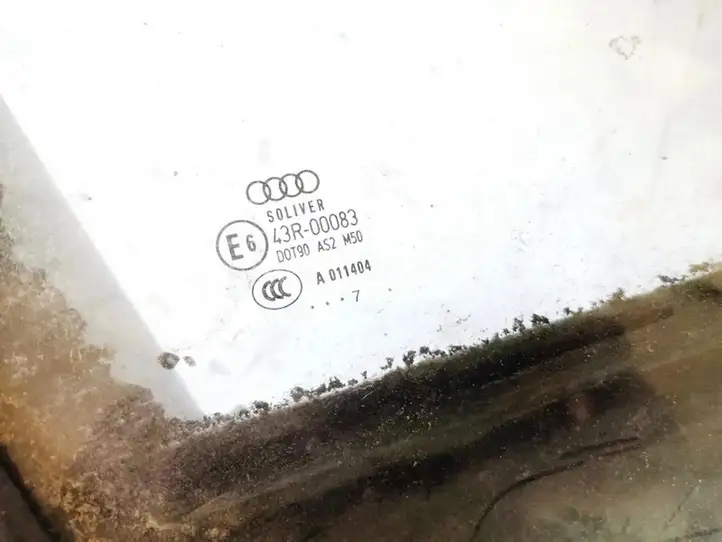 Audi A6 S6 C6 4F (2004 - 2008) Стекло передней двери — фото 3