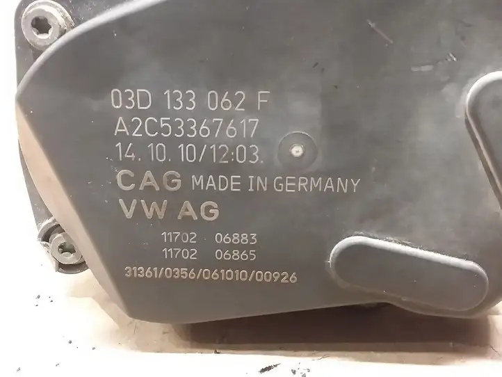 Skoda Fabia Mk2 (5J) (2007 - 2014) 03D133062F Дроссельная заслонка — фото 2