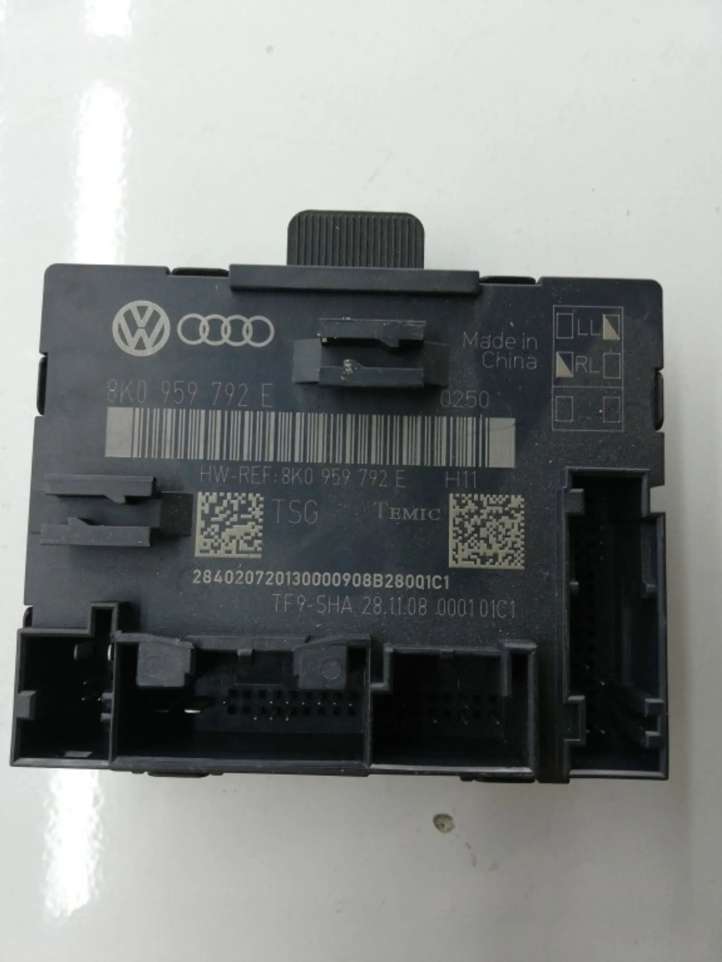 8K0959792E Audi A4 S4 B8 8K Durų elektronikos valdymo blokas