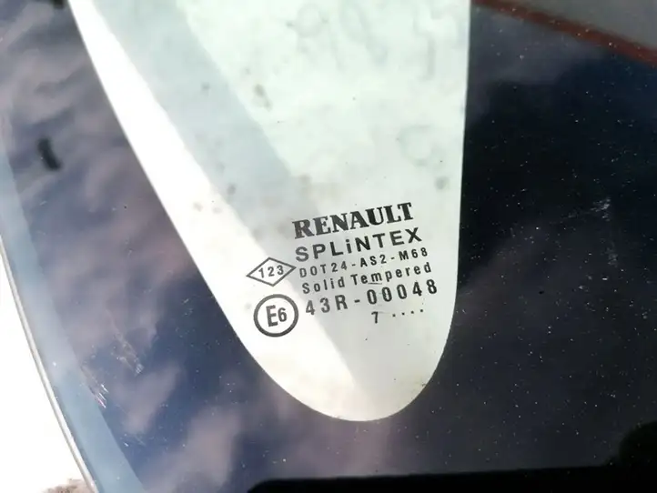 Renault Scenic II - Grand scenic II (2006 - 2009) Заднее боковое стекло — фото 2