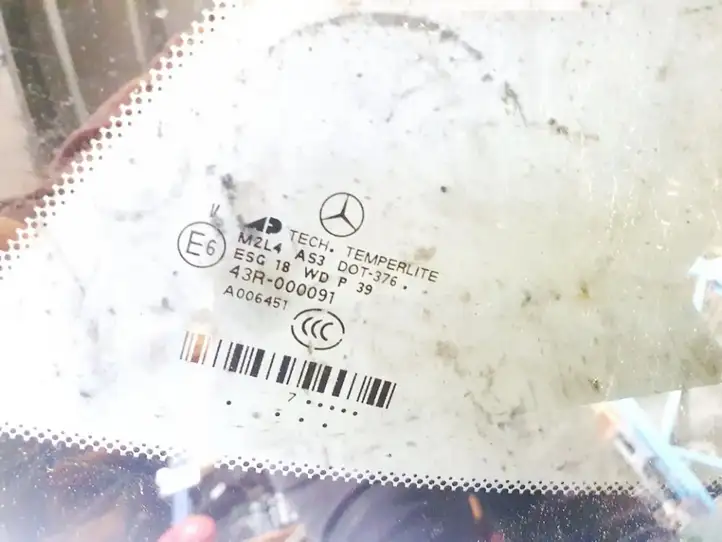 Mercedes-Benz ML W164 (2005 - 2011) Заднее боковое стекло — фото 3