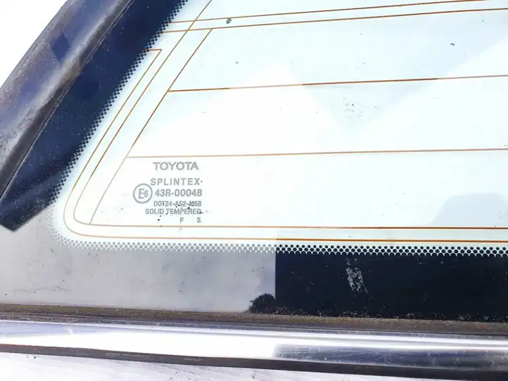 Toyota Avensis T250 (2006 - 2009) Заднее боковое стекло — фото 2