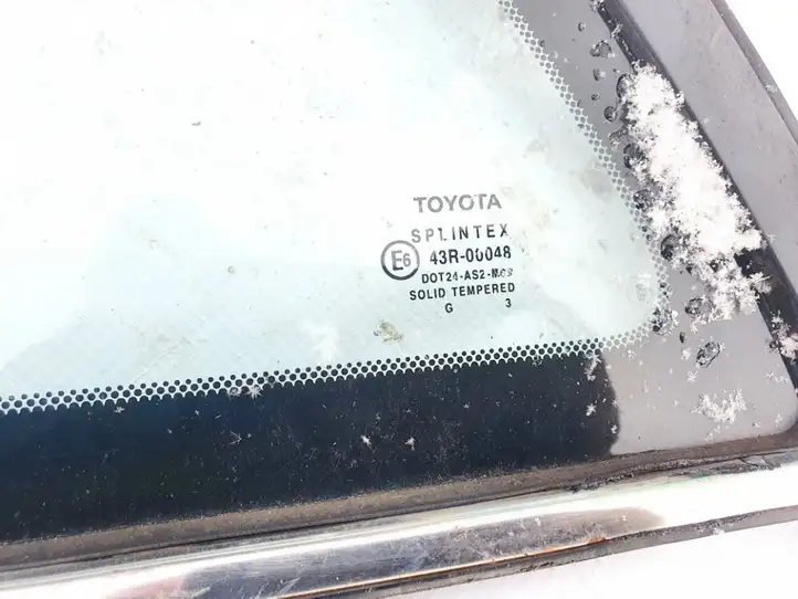 Toyota Avensis T250 (2003 - 2006) Заднее боковое стекло — фото 2