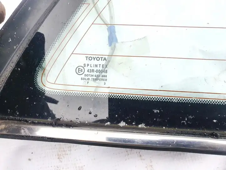 Toyota Avensis T250 (2003 - 2006) Заднее боковое стекло — фото 3