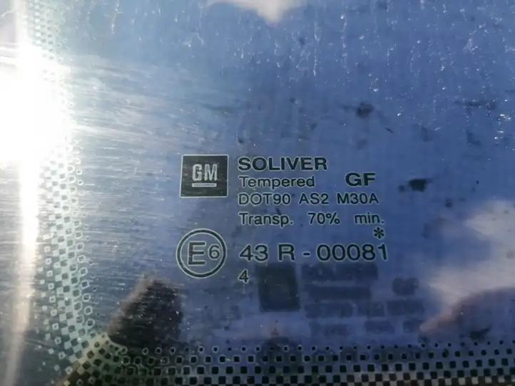 Opel Vectra C (2002 - 2005) e643r00081 Заднее боковое стекло — фото 3