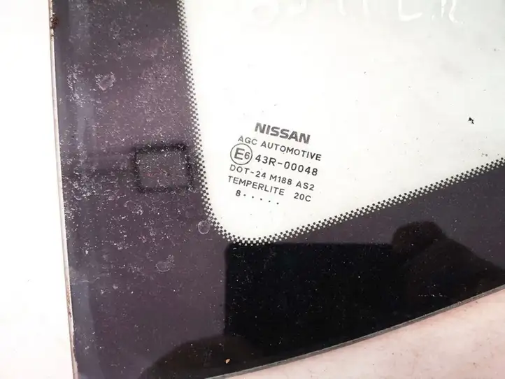 Nissan Qashqai (2006 - 2010) Заднее боковое стекло — фото 2