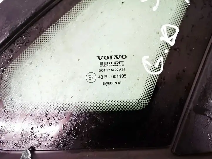 Volvo S80 (1998 - 2004) Заднее боковое стекло — фото 2