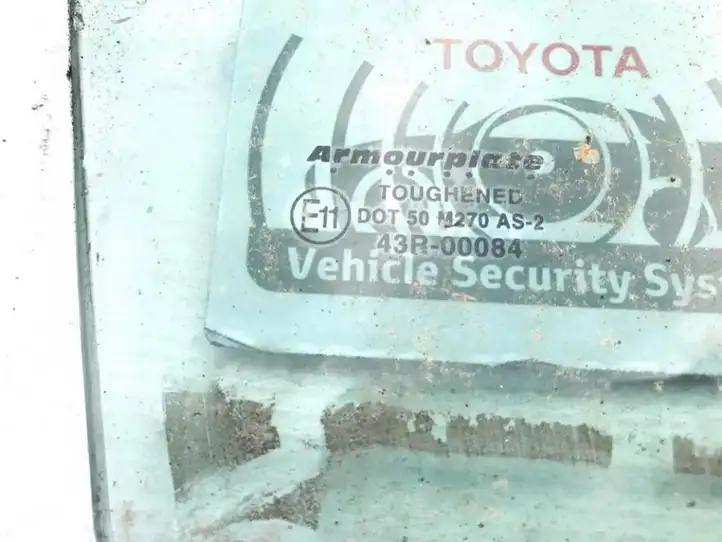 Toyota Avensis T250 (2003 - 2006) Стекло передней двери — фото 2