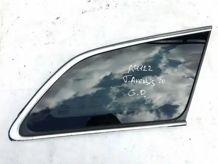 Toyota Avensis T270 (2009 - 2012) Заднее боковое стекло — фото 1