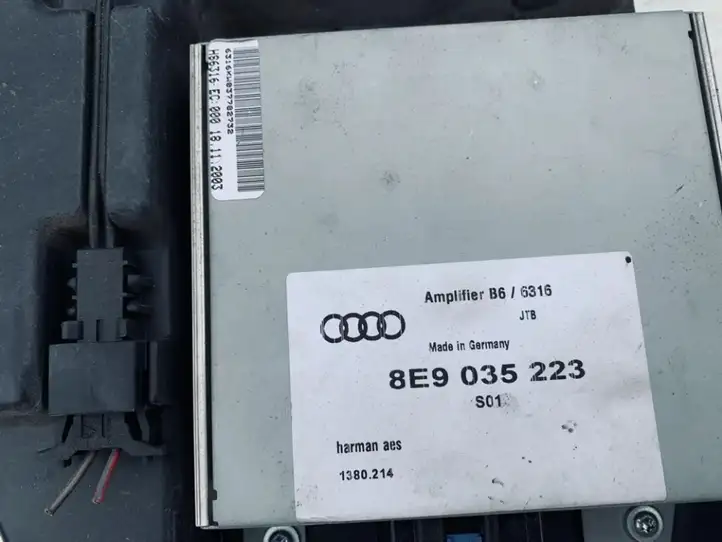 Audi A4 S4 B7 8E 8H (2004 - 2009) 8e9035223 Усилитель звука — фото 3