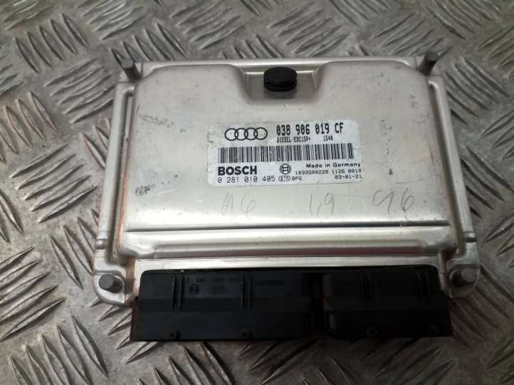 038906019CF Audi A6 S6 C5 4B Galios (ECU) modulis