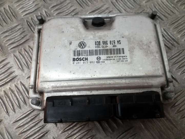 038906019NS Skoda Fabia Mk2 (5J) Galios (ECU) modulis