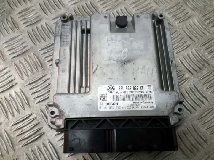 03L906022KF Volkswagen PASSAT B6 Galios (ECU) modulis