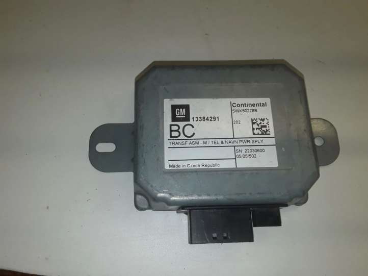 13384291 Opel Astra J Navigacijos (GPS) valdymo blokas