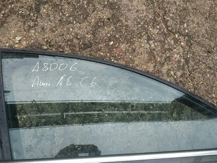 Audi A6 S6 C6 4F (2004 - 2008) Стекло передней двери — фото 1