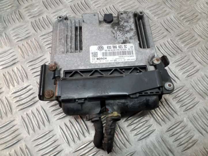 03G906021SC Seat Leon (1P) Galios (ECU) modulis