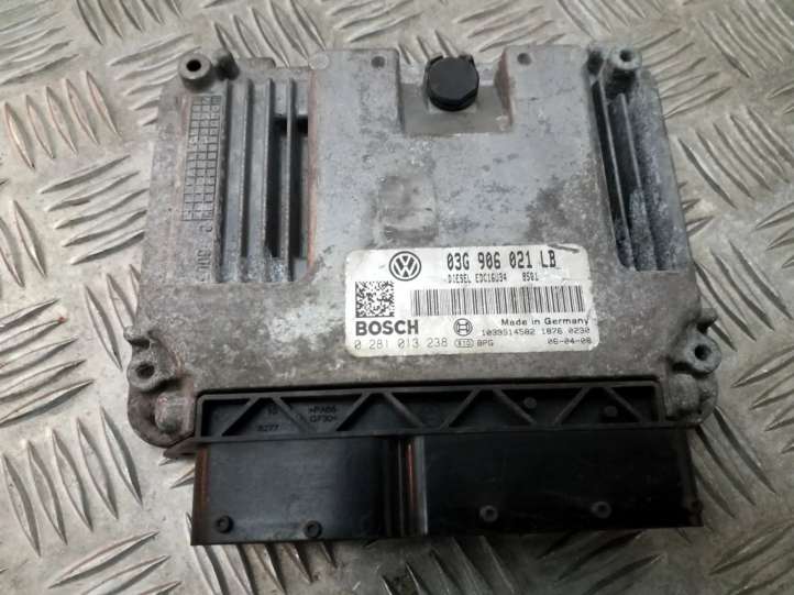 03G906021LB Skoda Octavia Mk2 (1Z) Galios (ECU) modulis