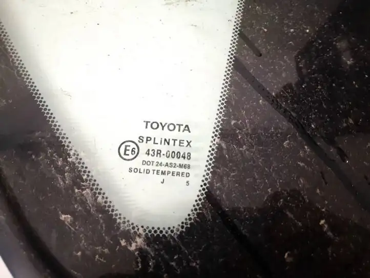 Toyota Corolla Verso AR10 (2004 - 2009) Заднее боковое стекло — фото 2