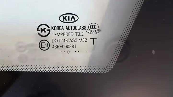Kia Sorento (2009 - 2014) 878202P100 Заднее боковое стекло — фото 5