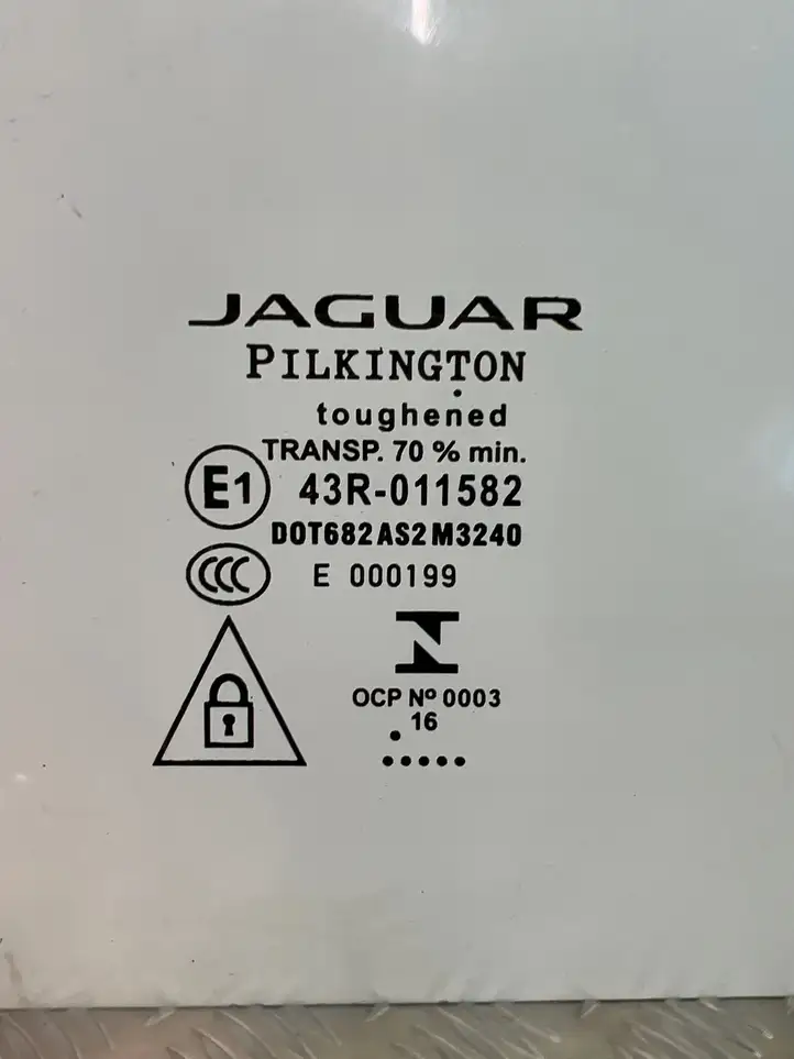 Jaguar XF X260 (2015 - ) 43R011582 Стекло задней двери — фото 2
