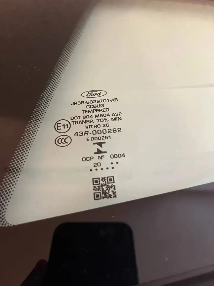 Ford Mustang VI (2015 - ) JR3B6329701AB Заднее боковое стекло — фото 5