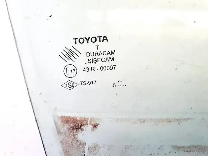 Toyota Corolla Verso AR10 (2004 - 2009) Стекло передней двери — фото 3