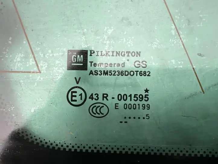 Opel Astra J (2012 - 2015) 43r001595 Заднее боковое стекло — фото 2