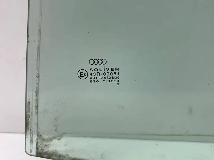 Audi A6 S6 C5 4B (1997 - 2001) 43R00081 Стекло задней двери — фото 3