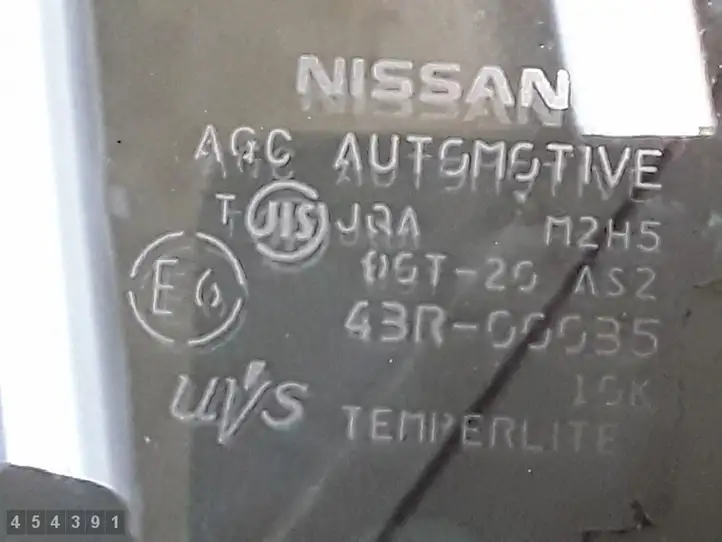 Nissan Murano Z50 (2002 - 2008) e643r00035 Стекло передней двери — фото 3