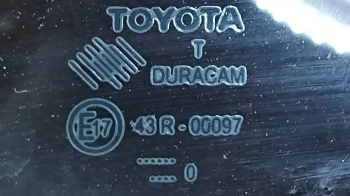 Toyota Verso (2009 - 2012) E1743R00097 Стекло задней двери — фото 2
