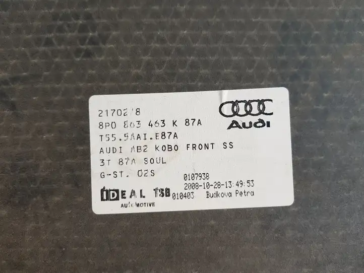 Audi A3/S3 8P (2004 - 2008) 8P0863463K Коврик багажника — фото 3