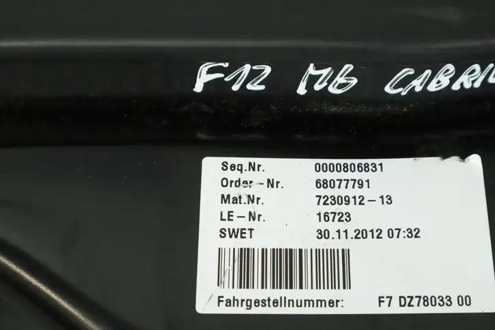 BMW 6 F12 F13 (2010 - 2018) 7230912 Заднее стекло — фото 7