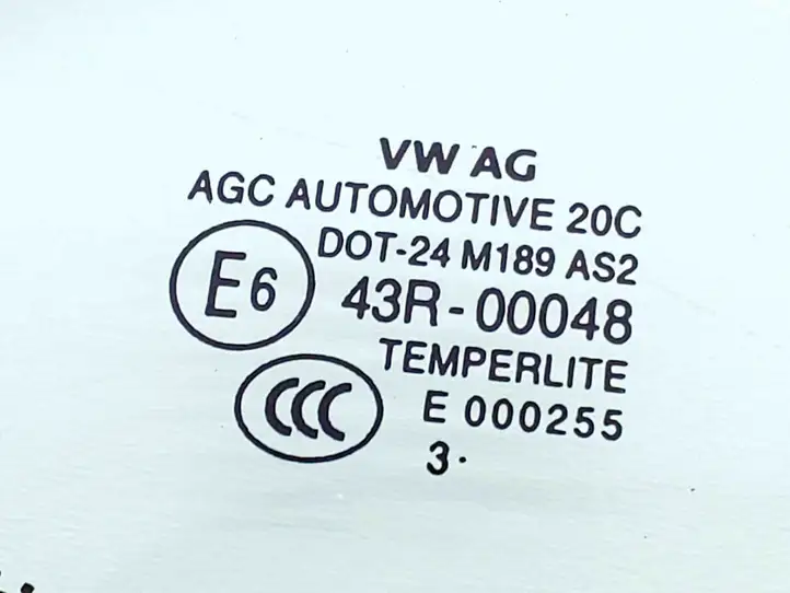 Skoda Rapid (NH) (2012 - 2019) 5JJ845298 Заднее боковое стекло — фото 2