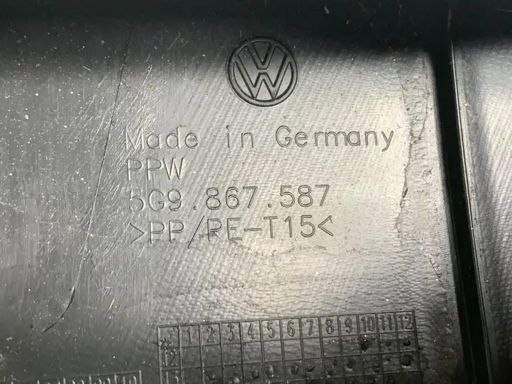 Volkswagen Golf VII (2013 - 2019) 5G9867587 Верхняя обшивка у окна — фото 7